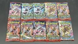 Lot of (10) Pokemon TCG XY Breakthrough Booster Packs - Image 1