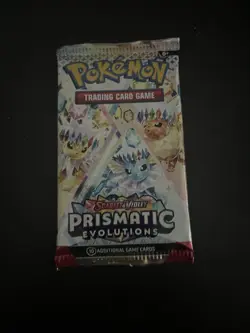 22.54g VERY HEAVY Prismatic Evolutions Pokemon Sealed Booster Pack New - Image 2