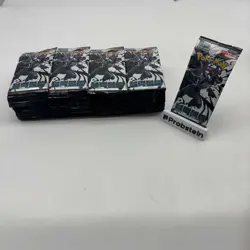 Lot of (100) Pokemon Korean SV11B Black Bolt Booster Packs Sealed - Image 1