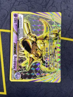 Pokemon Nidoking BREAK Rare BREAK XY - Evolutions 46/108 NM - Image 1
