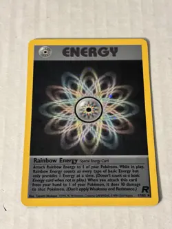 Pokemon TCG Rainbow Energy 17/82 Team Rocket Rare - Image 1