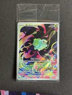 Bulbasaur 133/132 Mega Evolution SEALED Promo IR Pokemon MINT Stamped! - Image 1
