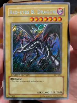 Yu-Gi-Oh Red-Eyes B. Dragon - BPT-005 - Secret Rare - NM - Image 1