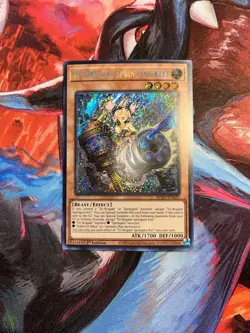 Yugioh! Tri-Brigade Springans Kitt BPRO-EN025 Secret Rare 1st Edition NM - Image 1