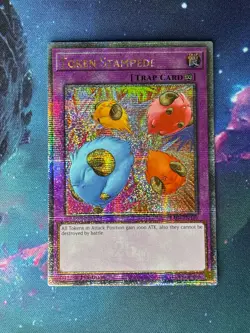 Yugioh - Token Stampede - Quarter Century Secret Rare - RA04-EN149 - New QSCR - Image 1