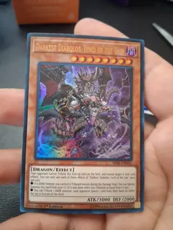 Yugioh!-Darkest Diabolos, Lord of the Lair SR06-EN001-1st Ed-Ultra Rare-(VLP/NM) - Image 3