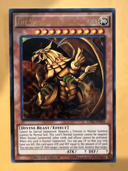 1996 Yugioh Holo The Winged Dragon of Ra LDK2-ENS03 Ultra Rare Limited Edition - Image 1