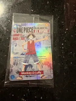 Monkey.D.Luffy (055) (College Basketball US Voyage) P-055 One Piece Promotion - Image 1
