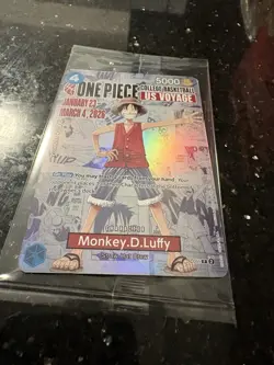 Monkey.D.Luffy (055) (College Basketball US Voyage) P-055 One Piece Promotion - Image 2