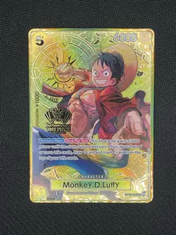 One Piece Monkey D.Luffy SR ST13-015 2nd Anniversary Set Japanese Edition - Image 1