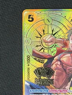 One Piece Monkey D.Luffy SR ST13-015 2nd Anniversary Set Japanese Edition - Image 2