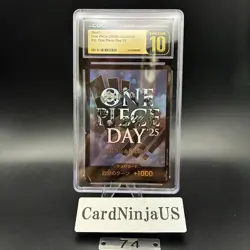 CGC PRISTINE 10 ONE PIECE DAY'25 10 DON !! Card Promo Premium Card Collection 74 - Image 1