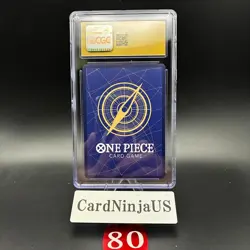 CGC PRISTINE 10 Nami Alt Art OP14-031 SR The Azure Sea's Seven ONE PIECE Card 80 - Image 2