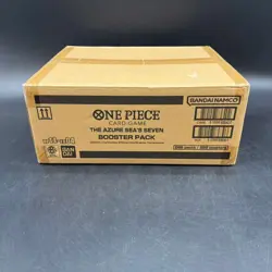 One Piece OP14-EB04 The Azure Sea's Seaven English 12 Booster Box Case Sealed - Image 4