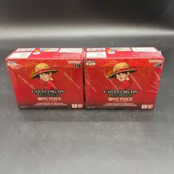 #2 Lot of (2) One Piece English OP13 Carrying On His Will Booster Boxes Sealed - Image 1