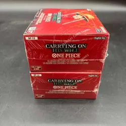 #2 Lot of (2) One Piece English OP13 Carrying On His Will Booster Boxes Sealed - Image 5