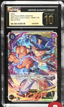 2024 One Piece 500 Years In The Future Sabo OP07 118 CGC 10 PRISTINE JP - Image 3