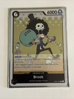 One Piece TCG Brook OP06-092 Rare Wings of the Captain 2024 - Image 1