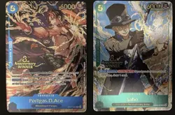 One Piece 3rd Anniversary Winner Ace And Sabo ONLY Mint Condition - Image 1