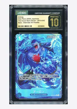 One Piece CGC 10 PRISTINE Arlong R Alternate Art 2025 OP14-042 OP14 Japanese - Image 1