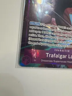 Bandai Trafalgar Law OP12-073 Legacy of the Master Alternate Art Foil Super Rare - Image 3