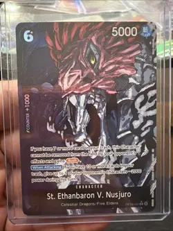 St. Ethanbaron V. Nusjuro Alt Art OP13-080 Carrying On His Will One Piece TCG - Image 1