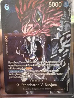 St. Ethanbaron V. Nusjuro Alt Art OP13-080 Carrying On His Will One Piece TCG - Image 2