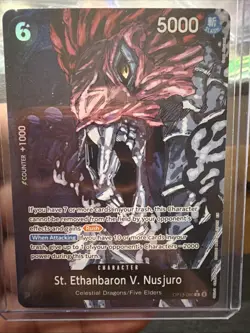 St. Ethanbaron V. Nusjuro Alt Art OP13-080 Carrying On His Will One Piece TCG - Image 3