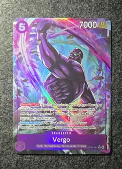 Vergo Alt Art OP14-061 One Piece TCG Azure Sea's Seven English Alternate Art - Image 2
