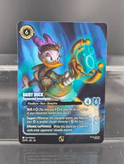 Disney Lorcana - Daisy Duck Paranormal Investigator 23/P3 - Participant Promo - Image 1