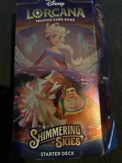 BN DISNEY LORCANA TCG SHIMMERING SKIES ELSA + WRECK-IT RALPH STARTER DECK - Image 1