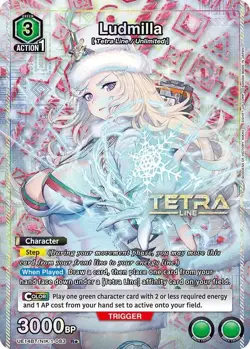 Ludmilla Alternate Art Foil - UE14BT/NIK-1-083 NM - Union Arena - Image 1