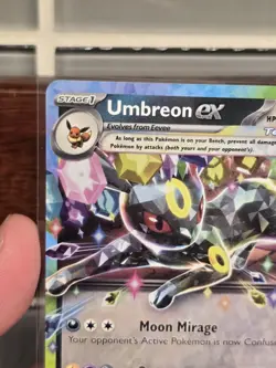 Pokemon Umbreon EX TCG Prismatic Evolutions Double Rare Holo Card 060/131 - Image 2