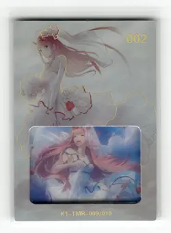 Darling in the Franxx 02 FRAMED TRANSPARENT FILM GODDESS STORY Collectible Card - Image 2