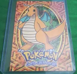 Topps Dragonite #149 Pokemon Non Holo E12 Of 12 Trading Card Blue Label - Image 1