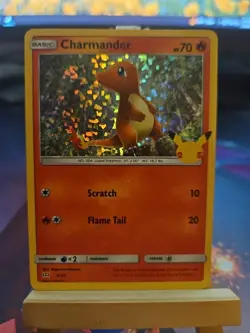 McDonald's Charmander 9/25 2021 TCG Holo Card Pokemon Holo NM - Image 1