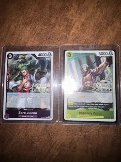Zoro Judge Pack Vol.3 & Vol.6 One Piece Promotion Cards - Image 1