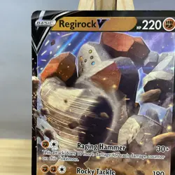 Regirock V 104/202 Sword & Shield Ultra Rare Holo Pokemon Card - Image 2