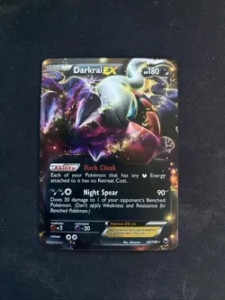 Darkrai EX Dark Explorers Holo Card 63/108 LP Condition - Image 1