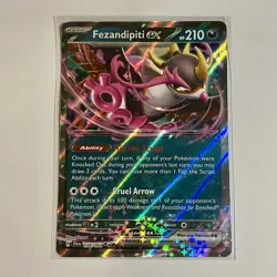 Fezandipiti ex 38/64 Ultra Rare Shrouded Fable NM Pokemon TCG Card -fezandipity - Image 1