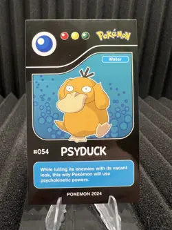 Psyduck #54 - Pokedex Black Kanto 2024 - Pokemon Card NM - Image 1