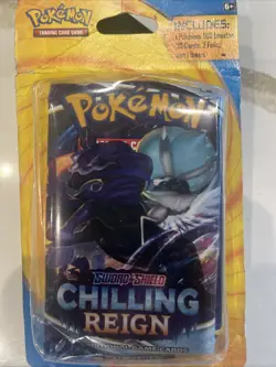 Pokemon chilling reign Pack 30 Cards 2 Foils And Bonus Sealed - Image 1