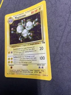 Magneton Holo Rare Pokemon Card FOSSIL SET 11/62 WOTC NEAR MINT - Image 4