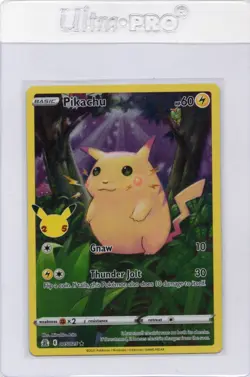 Pikachu 005/025 Celebrations Holo Rare Full Art Pokemon TCG Card NM/M - Image 1