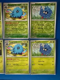 Tangrowth (x2/1 RevHolo)+Tangela (x4/2 RevHolo) 4-card mixed Pokemon lot - PWE - Image 4