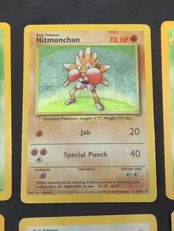 Vintage Rare Holo Pokemon Card Lot- Fossil Jungle Rocket Base Set Nidoking MP/HP - Image 3