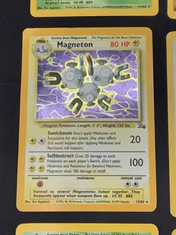 Vintage Rare Holo Pokemon Card Lot- Fossil Jungle Rocket Base Set Nidoking MP/HP - Image 5