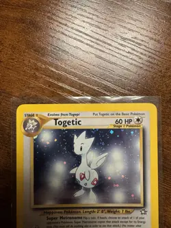 Pokemon TCG Togetic Neo Genesis Holo Card 16/111 Unlimited Rare - Image 2