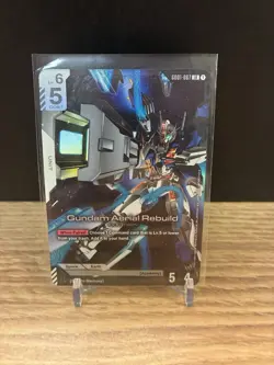 Gundam Aerial Rebuild GD01-067 LR Gundam Card Game Newtype Rising English NM/M - Image 1
