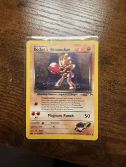 Pokemon TCG Rockets Hitmonchan Holo Rare Card 11/132 Gym Heroes - Image 1